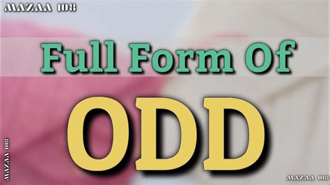 odd full form in computer